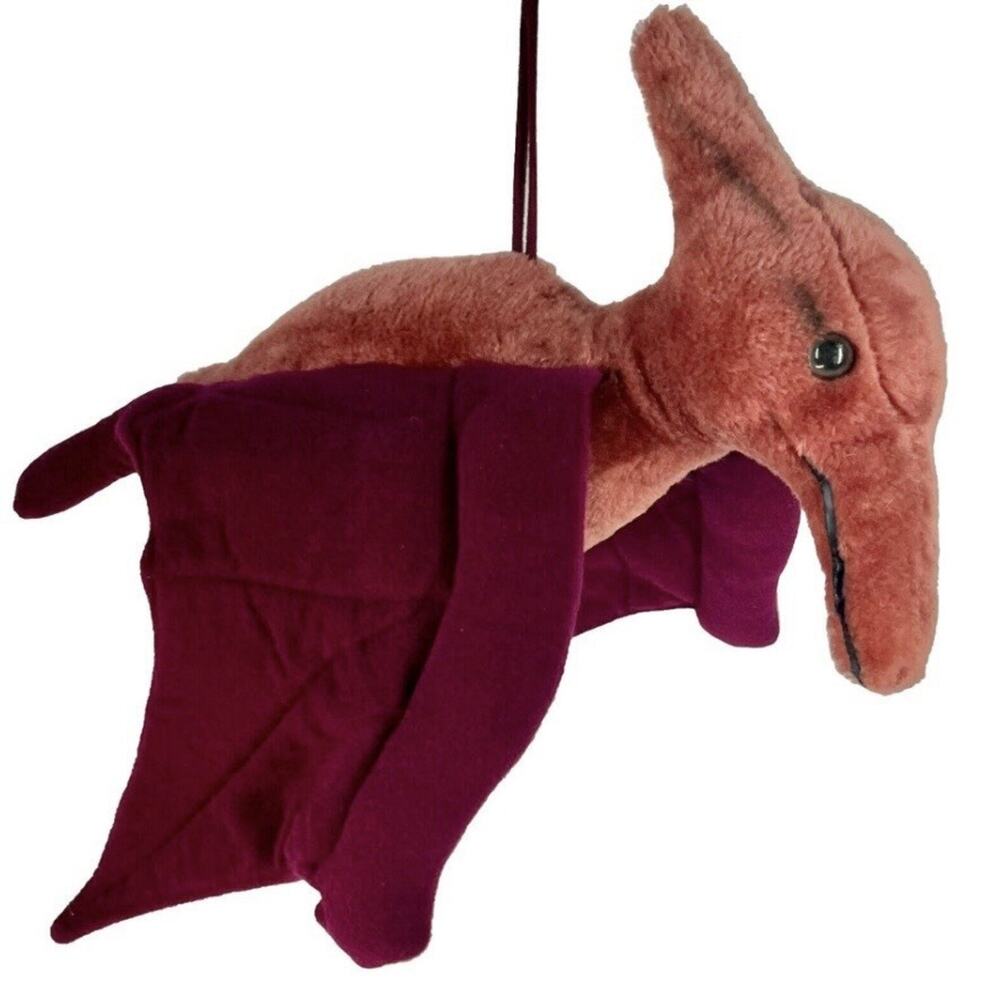 Dakin Dinosaur Plush Pteranodon Vintage 1980 Pteradactyl Large 22” Wingspan